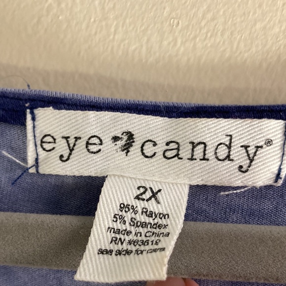 Eye Candy tie dye boho lightweight 2x - Picture 3 of 5